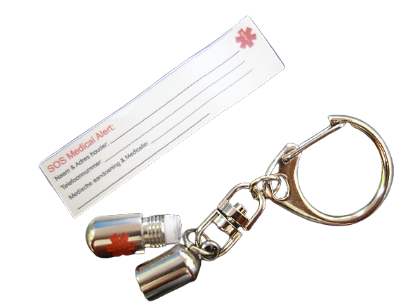 Sleutelhanger bedels hartje met fiets - Webshop Terschelling